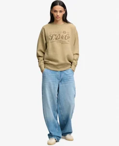 Industry Worker Loose Crew Sweatshirt