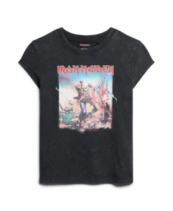 Iron Maiden x Superdry Cap Sleeve Band T-Shirt