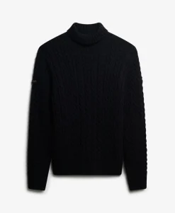 Jacob Cable Roll Neck Jumper
