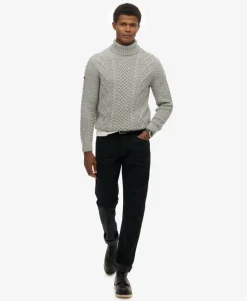 Jacob Cable Roll Neck Jumper