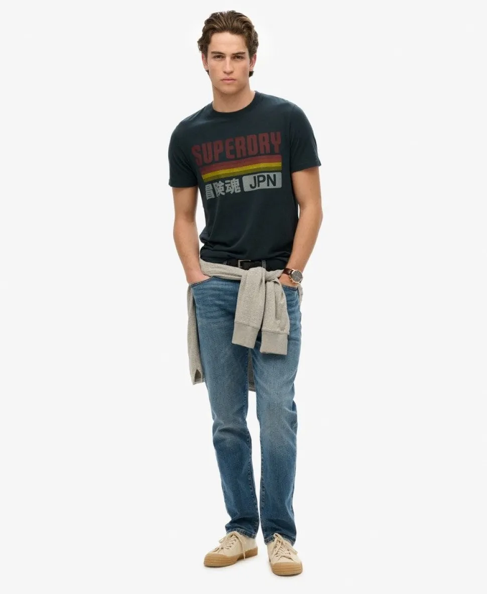 Japan Stripe Relaxed T-Shirt