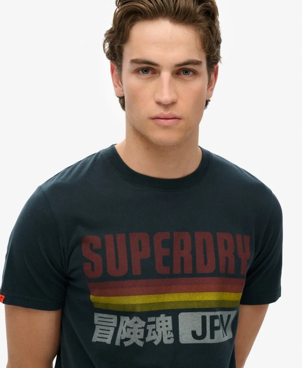 Japan Stripe Relaxed T-Shirt