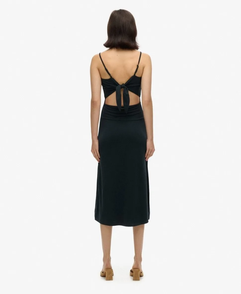 Jersey Open Back Dress