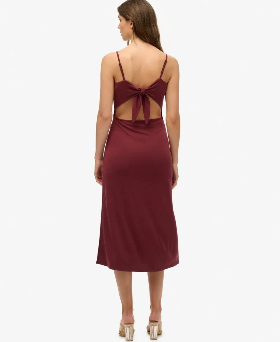 Jersey Open Back Dress