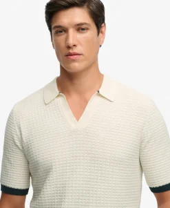 Johnny Collar Knitted Polo Shirt