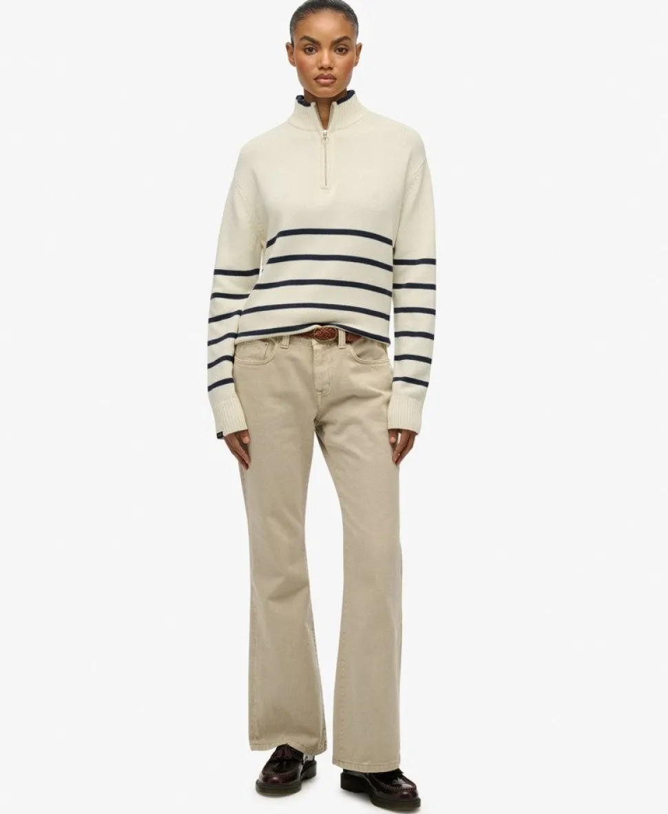 Knitted Half Zip Jumper