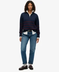 Knitted Half Zip Jumper