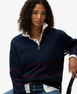 Knitted Half Zip Jumper
