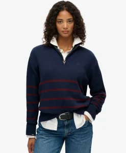 Knitted Half Zip Jumper