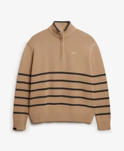 Knitted Half Zip Jumper