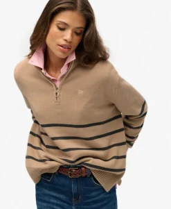 Knitted Half Zip Jumper