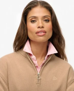 Knitted Half Zip Jumper