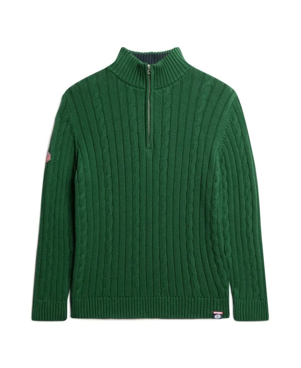 Knitted Rugby Henley Jumper