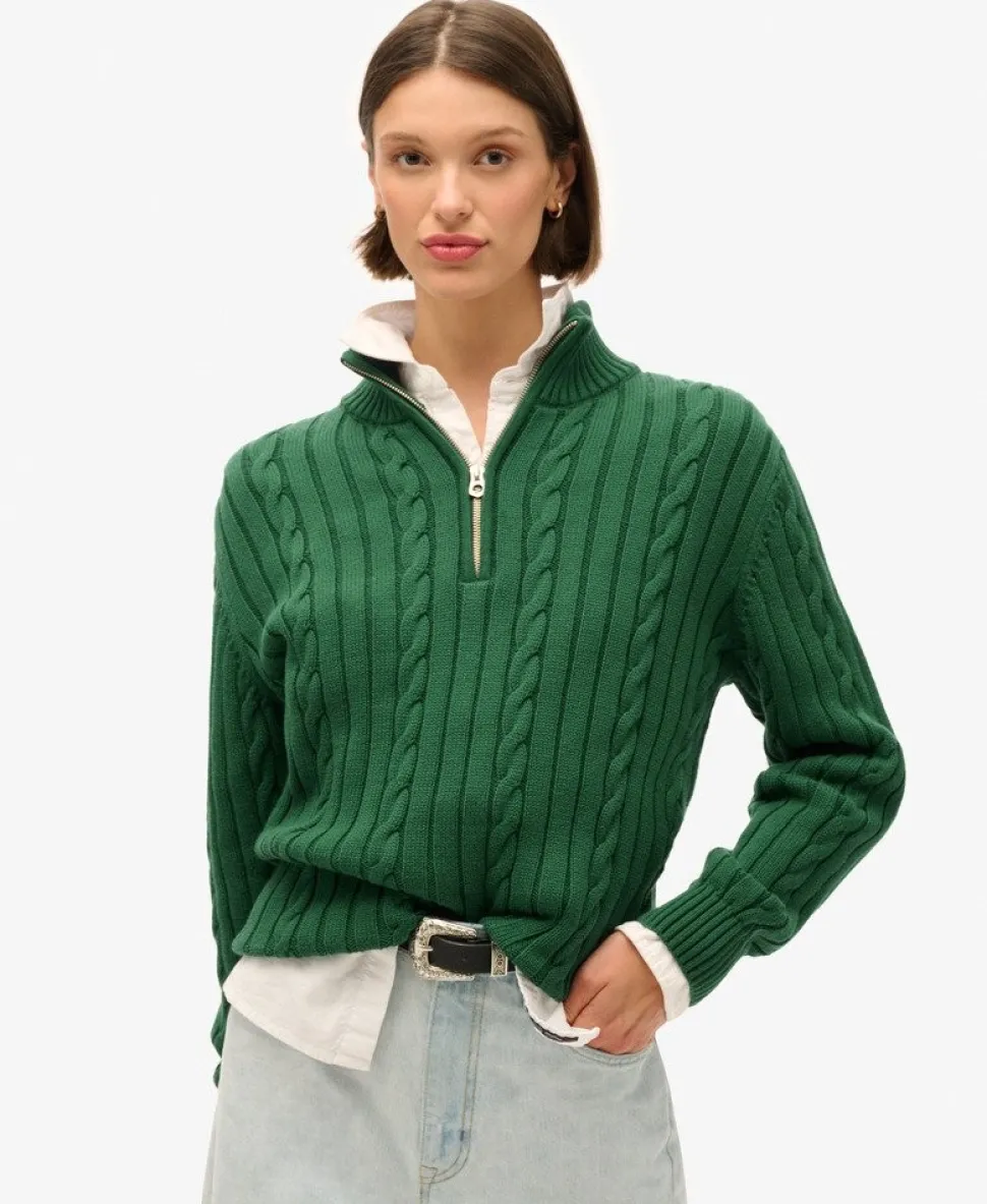 Knitted Rugby Henley Jumper