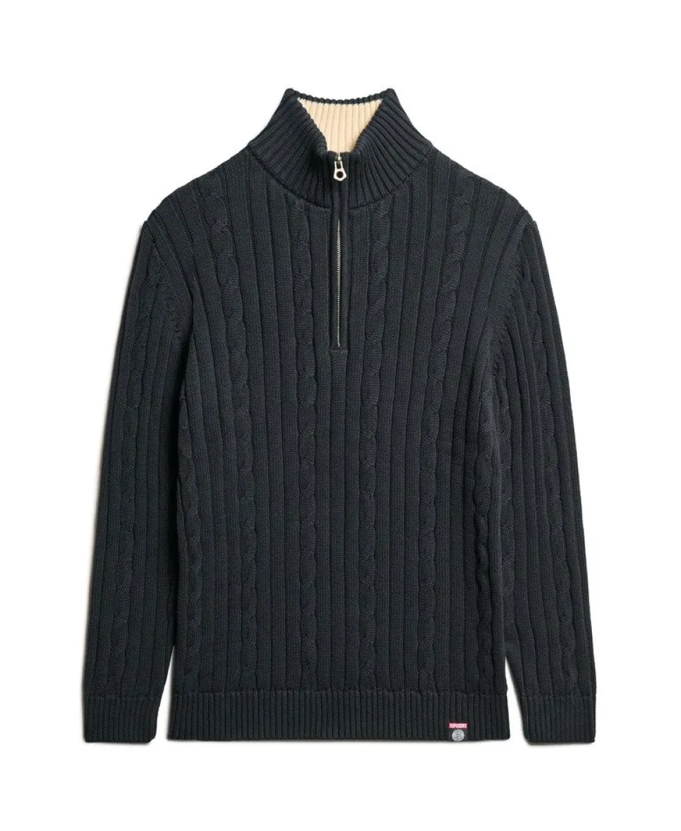 Knitted Rugby Henley Jumper