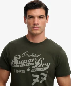 Leather & Boot Co Script T-Shirt