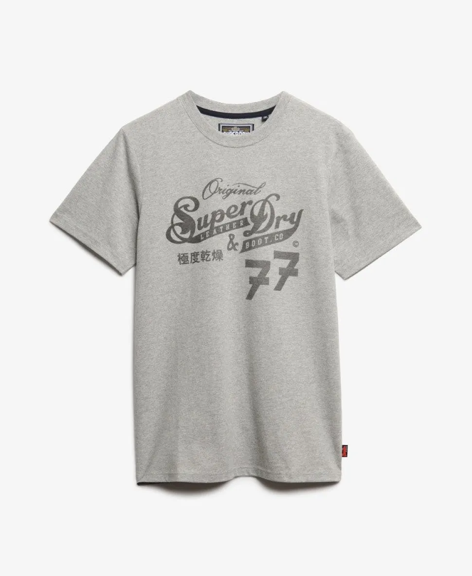 Leather & Boot Co Script T-Shirt