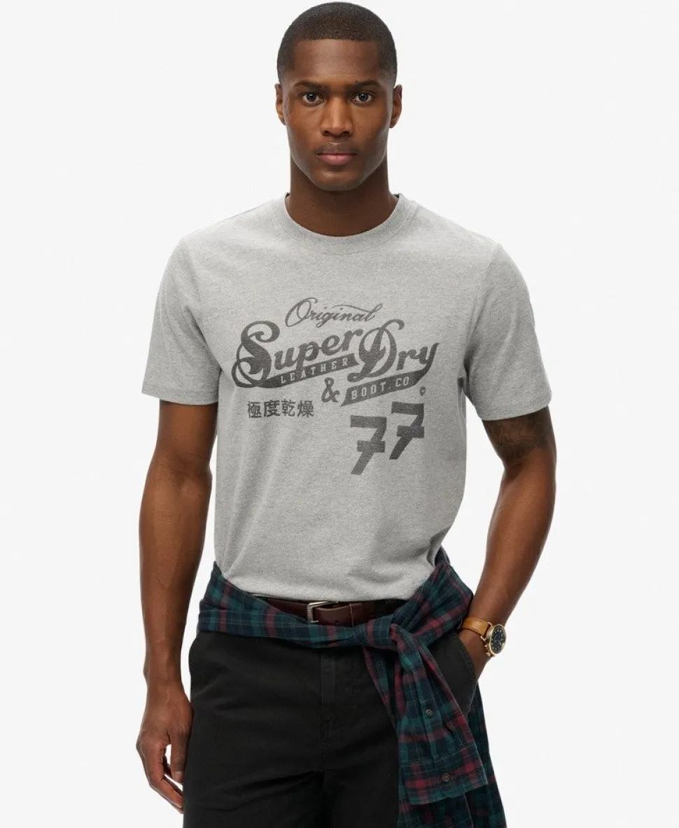 Leather & Boot Co Script T-Shirt