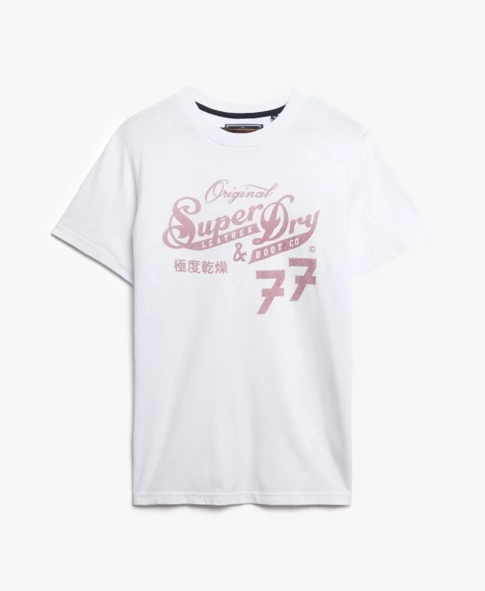 Leather & Boot Co Script T-Shirt