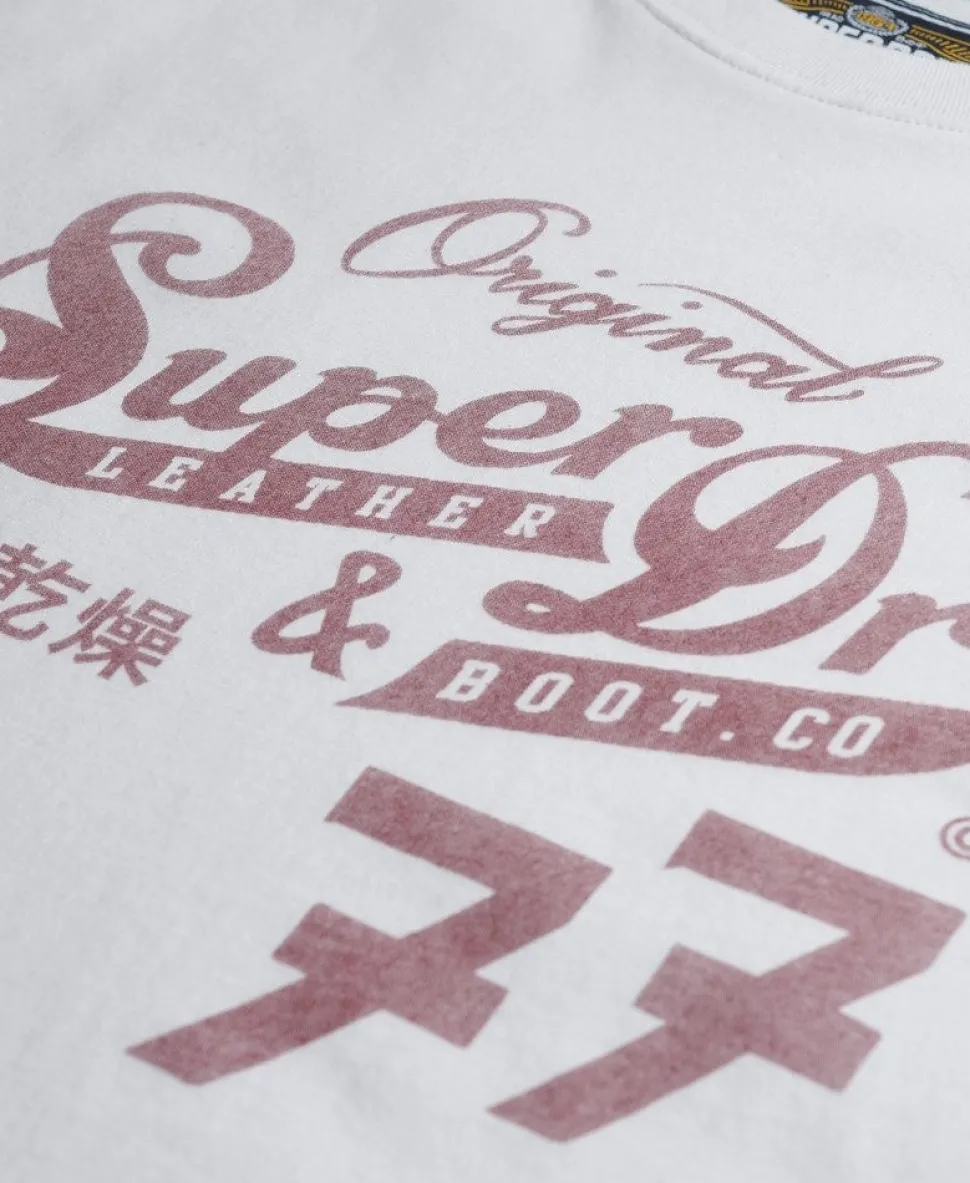 Leather & Boot Co Script T-Shirt