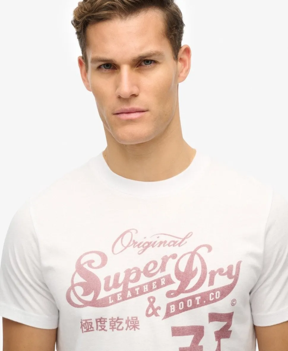 Leather & Boot Co Script T-Shirt