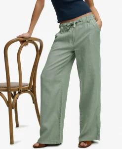 Linen Low Rise Pants