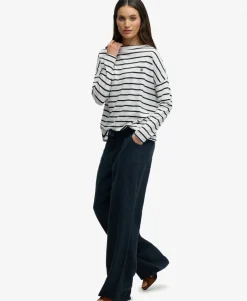 Linen Low Rise Pants