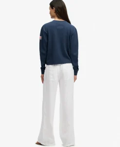 Linen Low Rise Pants