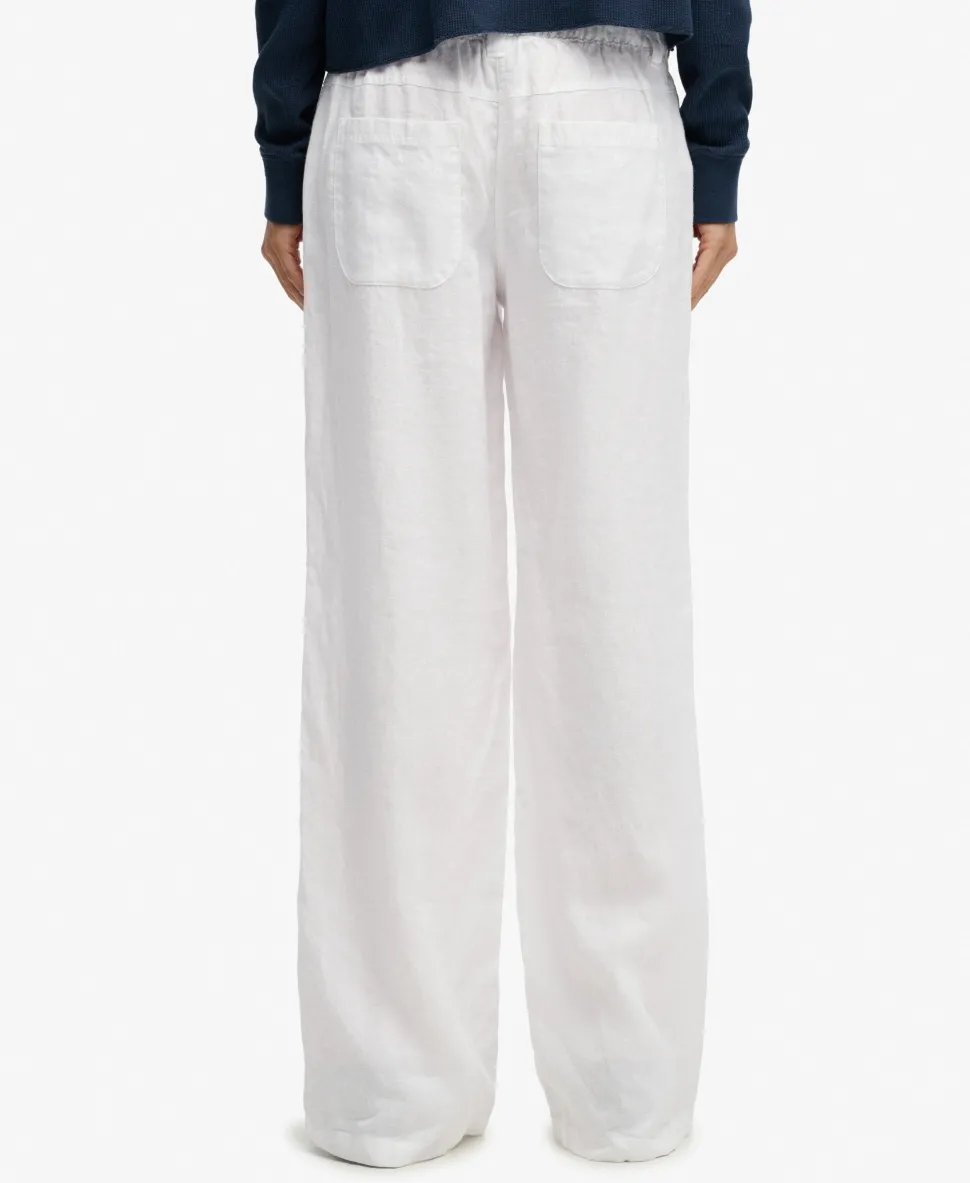 Linen Low Rise Pants