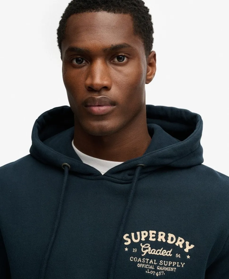 Lo-Fi Dockside Embroidered Hoodie