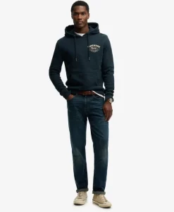 Lo-Fi Dockside Embroidered Hoodie