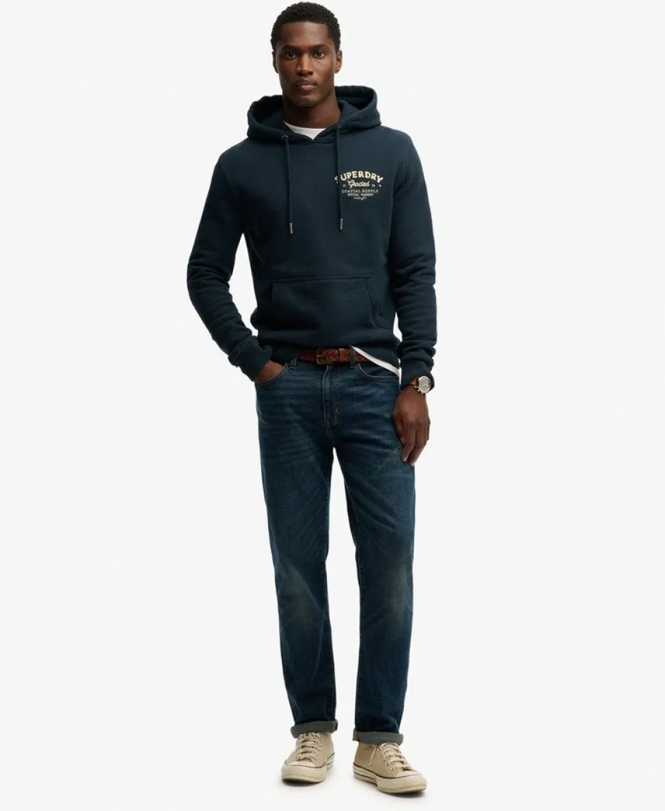 Lo-Fi Dockside Embroidered Hoodie