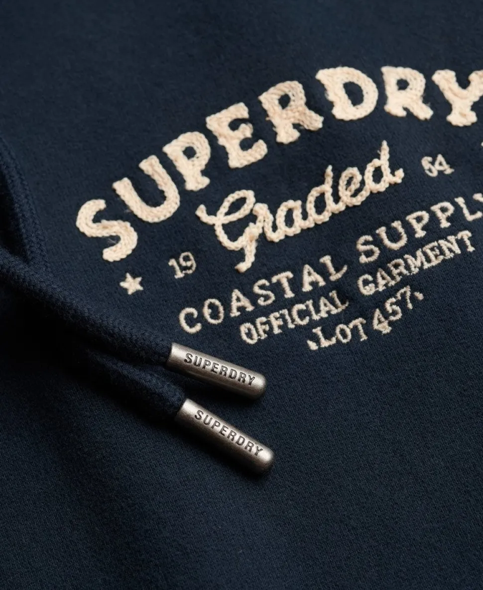 Lo-Fi Dockside Embroidered Hoodie