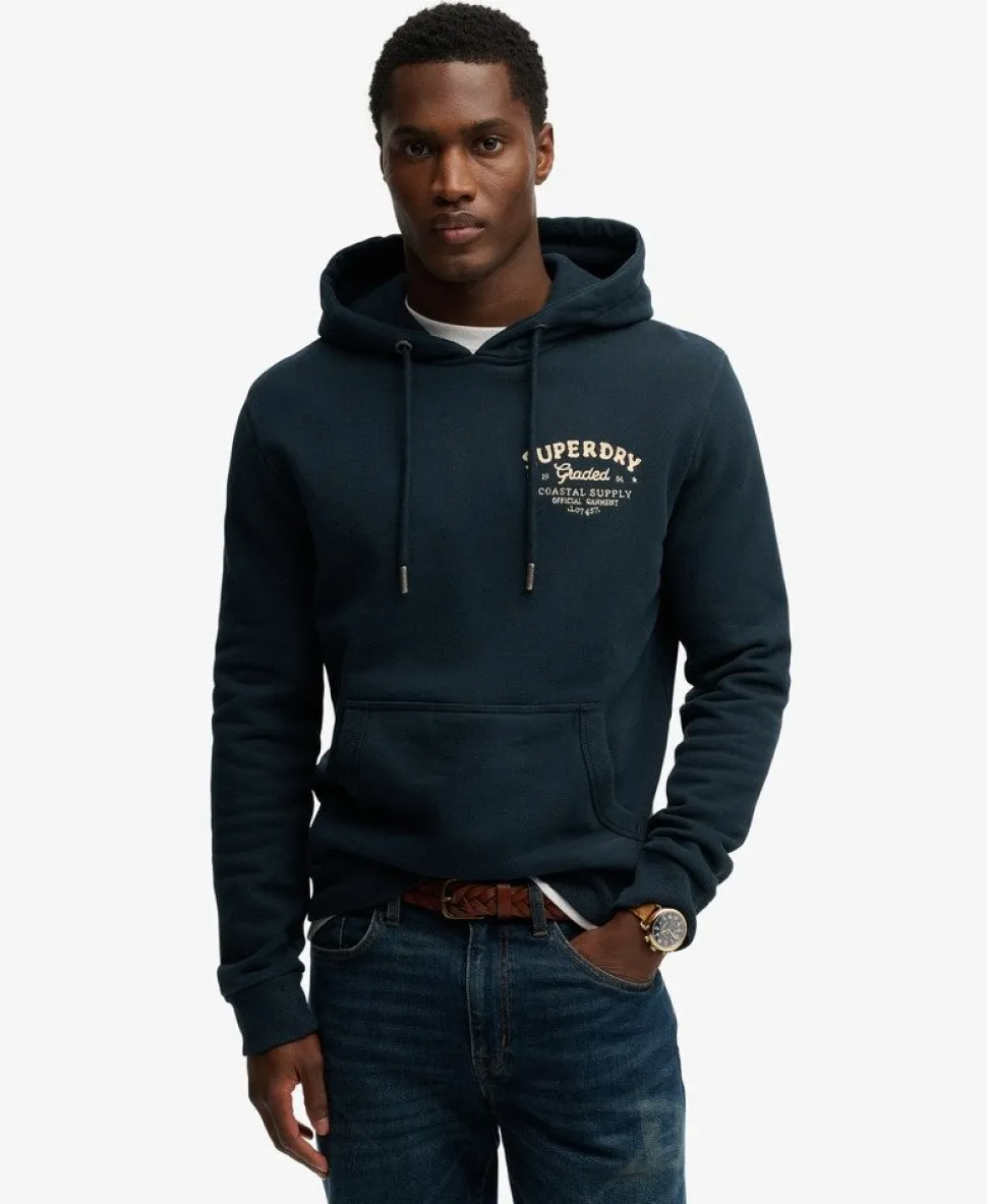 Lo-Fi Dockside Embroidered Hoodie