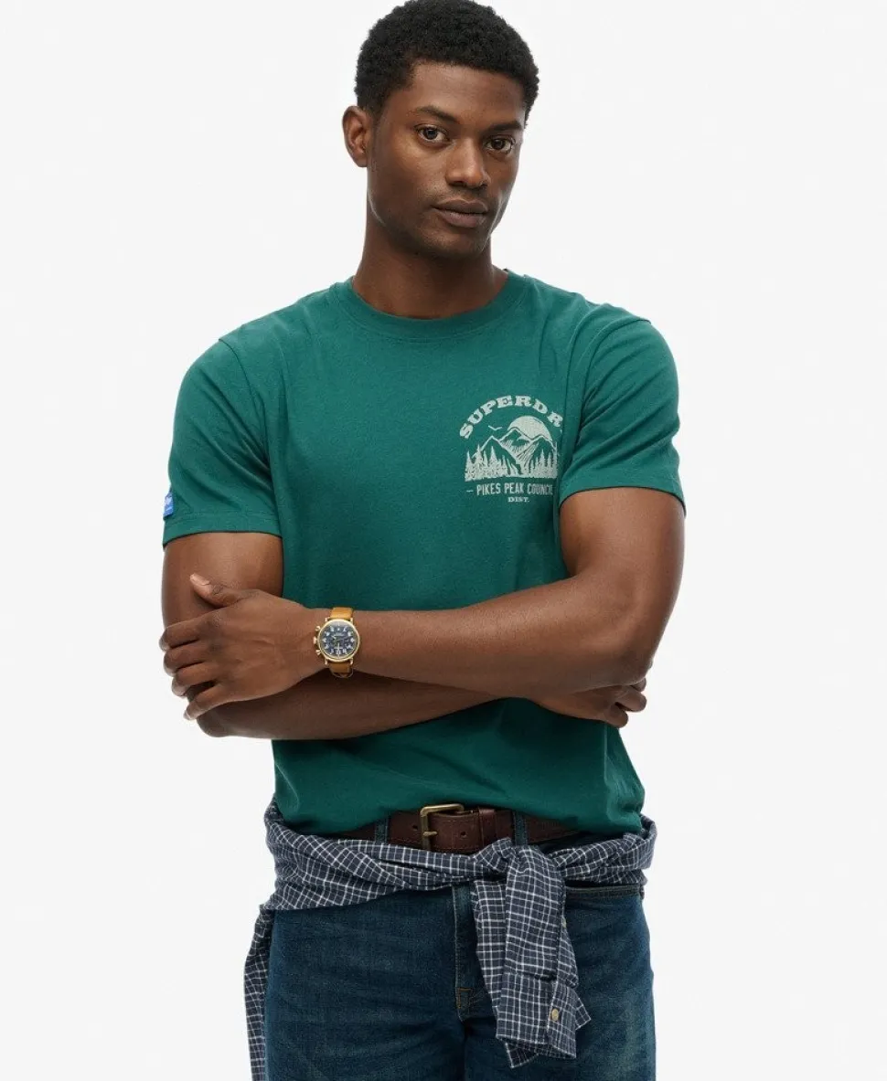 Lo-fi Outdoors Chest T-Shirt