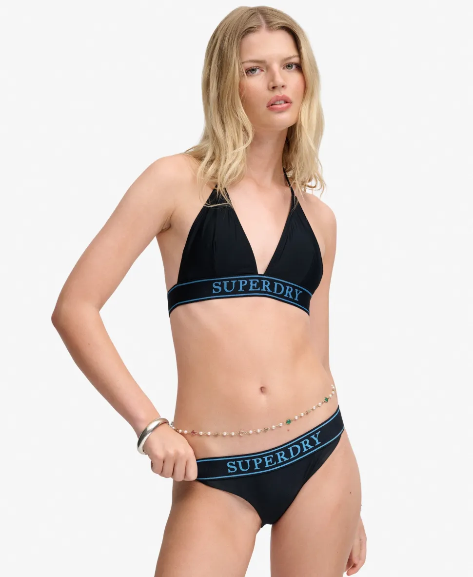 Logo Triangle Bikini Top