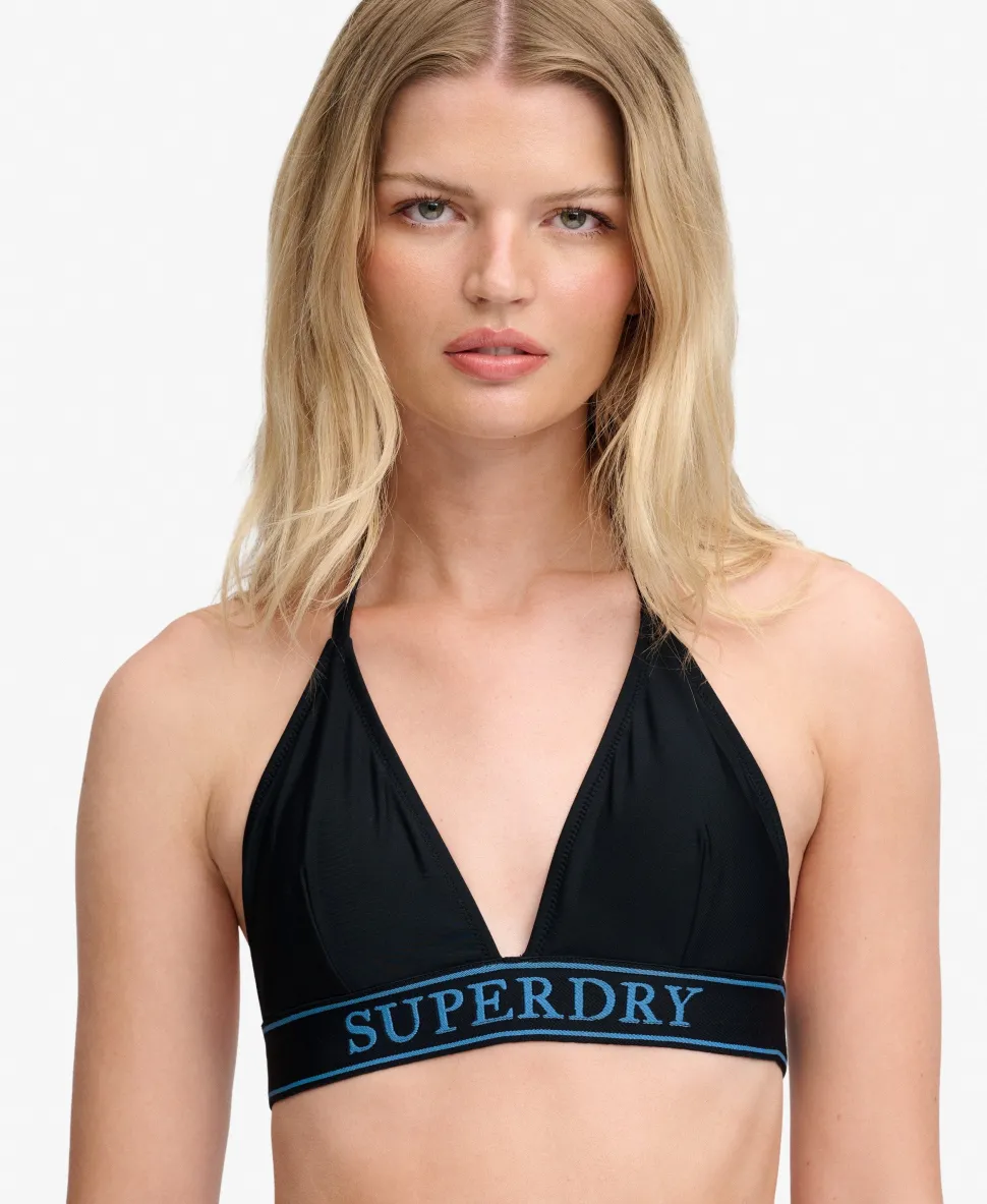 Logo Triangle Bikini Top