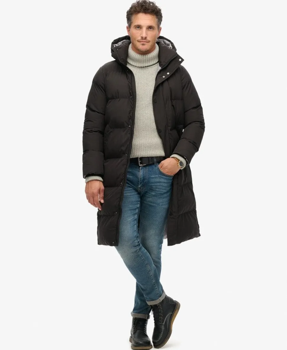 Longline Hooded Puffer Coat