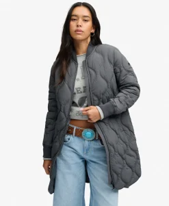 Longline Onion Quilt Liner Jacket