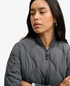 Longline Onion Quilt Liner Jacket