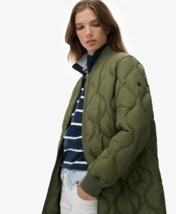 Longline Quilted Liner Jacket