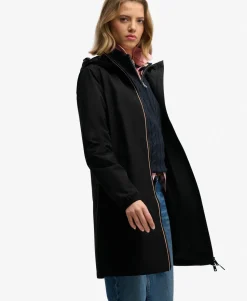 Longline Tri Coloured Windbreaker Jacket