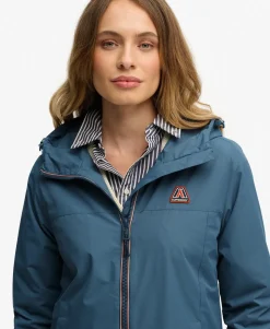 Longline Tri Coloured Windbreaker Jacket