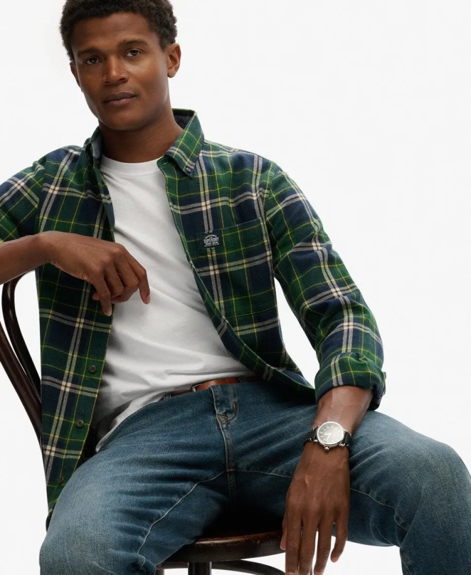 Long Sleeve Cotton Lumberjack Shirt