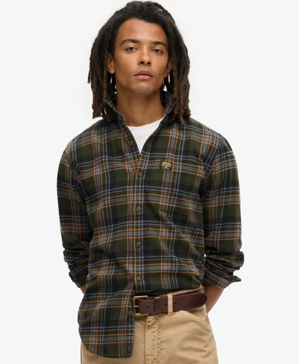 Long Sleeve Cotton Lumberjack Shirt