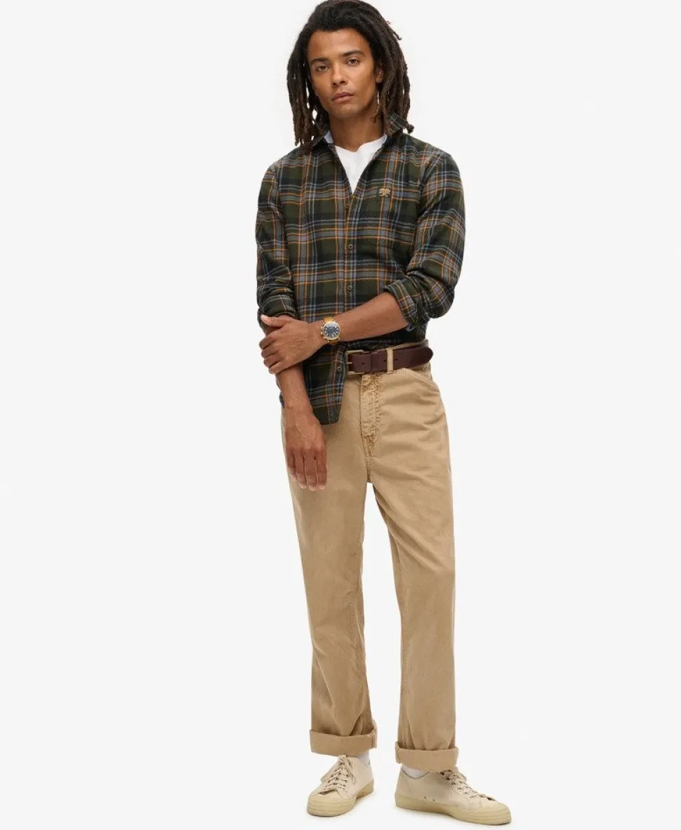 Long Sleeve Cotton Lumberjack Shirt