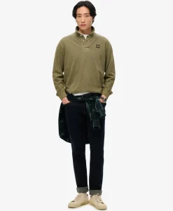Long Sleeved Contrast Stitch Rugby Shirt