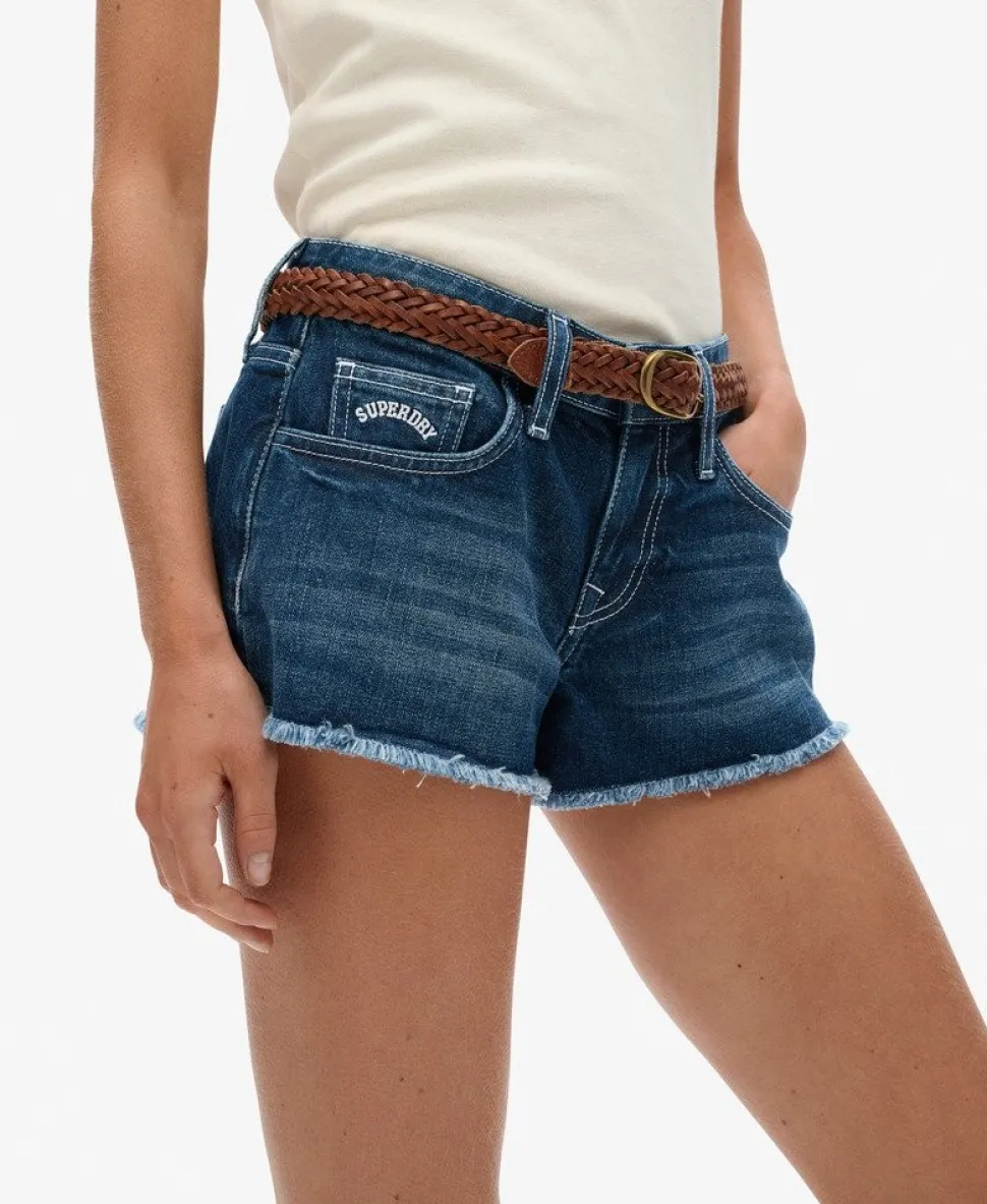 Low Rise Denim Hot Shorts