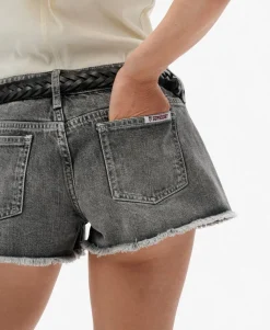 Low Rise Denim Hot Shorts