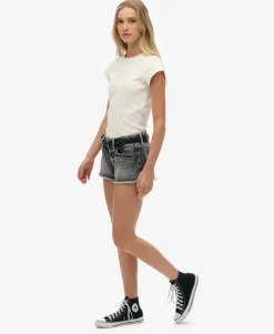 Low Rise Denim Hot Shorts